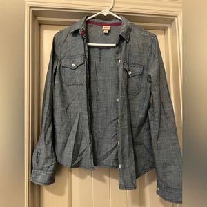 Mossimo lightweight denim button down